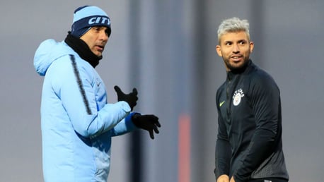 TRUE BLUES: Sergio Aguero has hailed the influence and impact of Pep Guardiola on his own development as a player