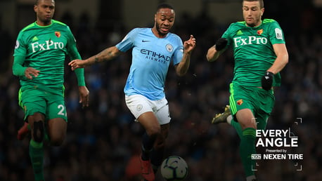 EVERY ANGLE; Relive Raheem Sterling's magical goal against Watford 