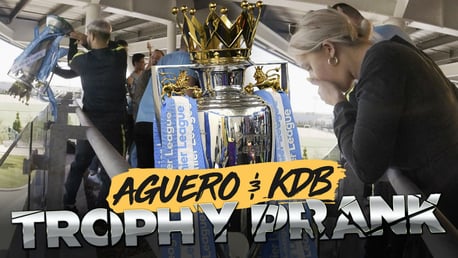 PRANKS: De Bruyne and Aguero prank some unsuspecting City fans!