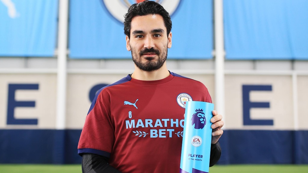 Gundogan wins second Premier League Player of the Month award