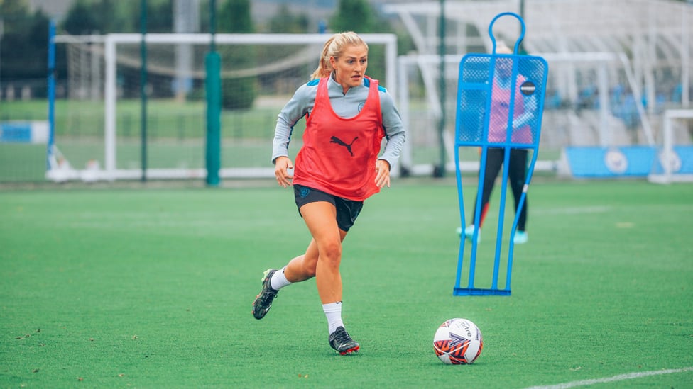 COOMBS AS ICE : Laura Coombs penned a new two-year deal with the Club this summer