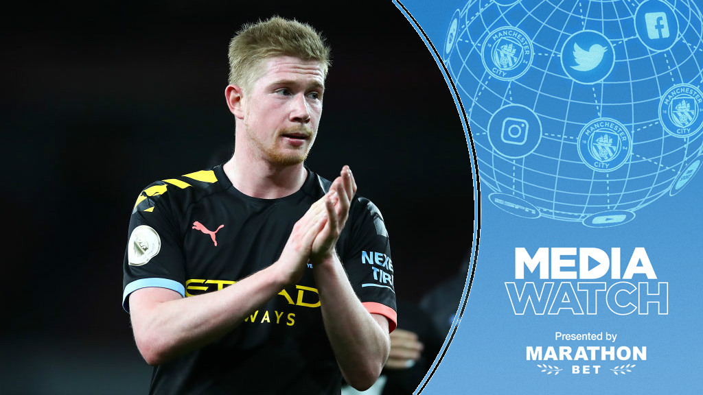 MEDIA WATCH: Kevin De Bruyne has been praised after his performance against Arsenal.