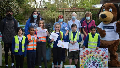 CITC partner school make delivery to St Ann's Hospice