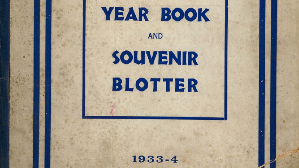 BOOK OF BLUE : The 1933/34 Yearbook