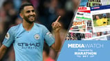 STAR MAN: Riyad Mahrez produced a fine display against Burnley...