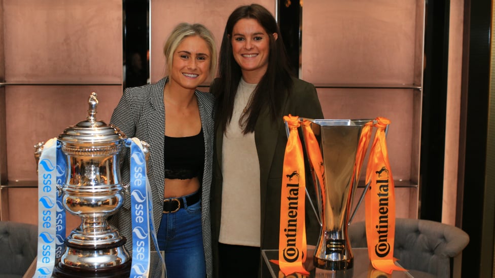 TEAMMATES : Having played together throughout their careers, Steph Houghton and Jen Beattie both boast glittering CVs!