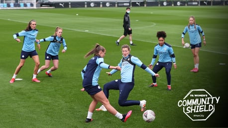 Training: Shaping up for the Community Shield