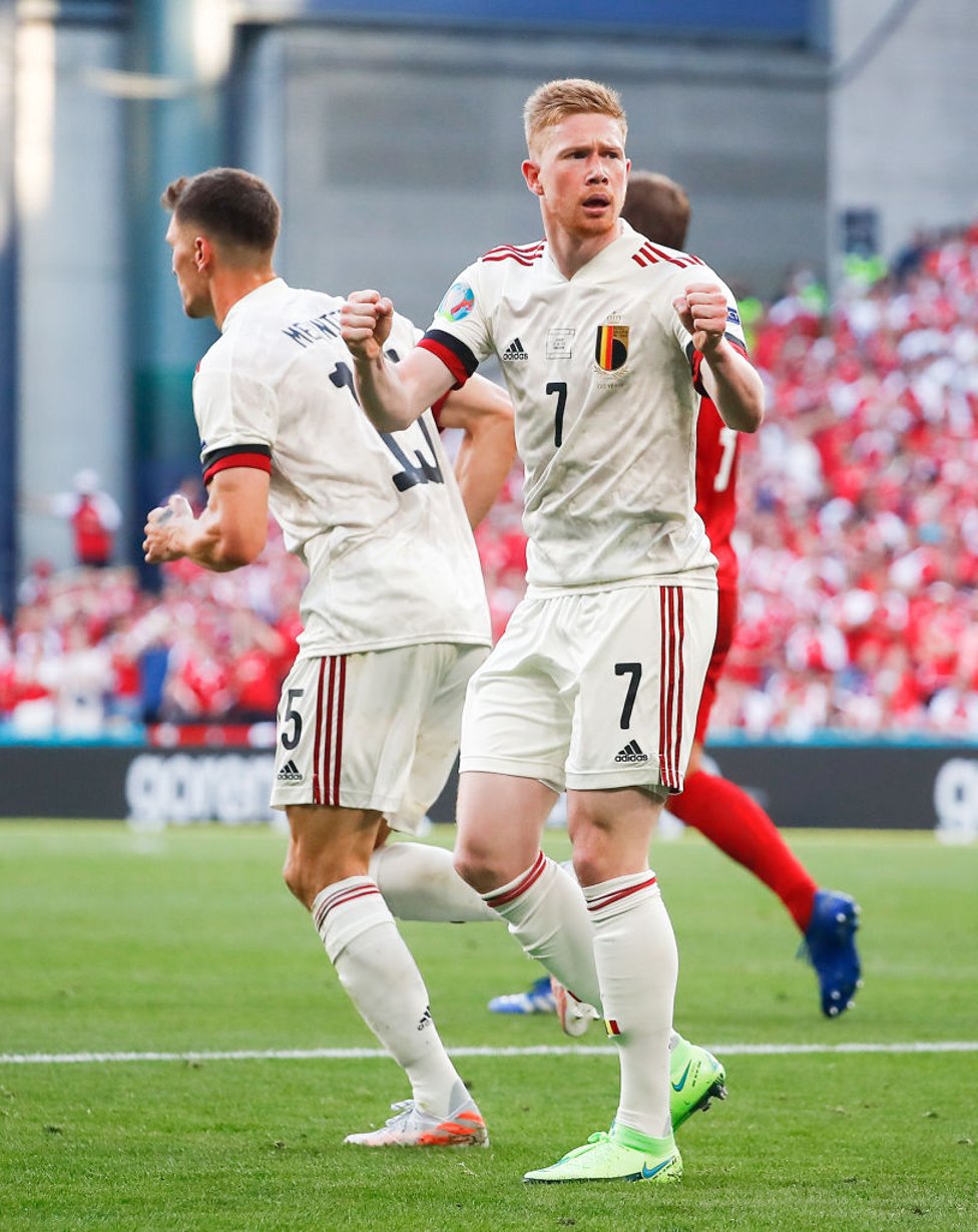 MAGICIAN : De Bruyne missed game 1 of the group, but scored and assisted against Denmark in game 2!
