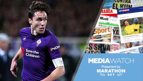 TARGET?: Fiorentina's Federico Chiesa has allegedly attracted plenty of interest
