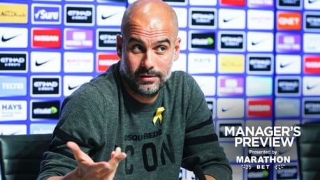 PREVIEW: A word from Pep ahead of Sunday's match...