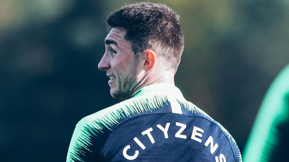 CITYZENS : Aymeric Laporte prepares for the game ahead.