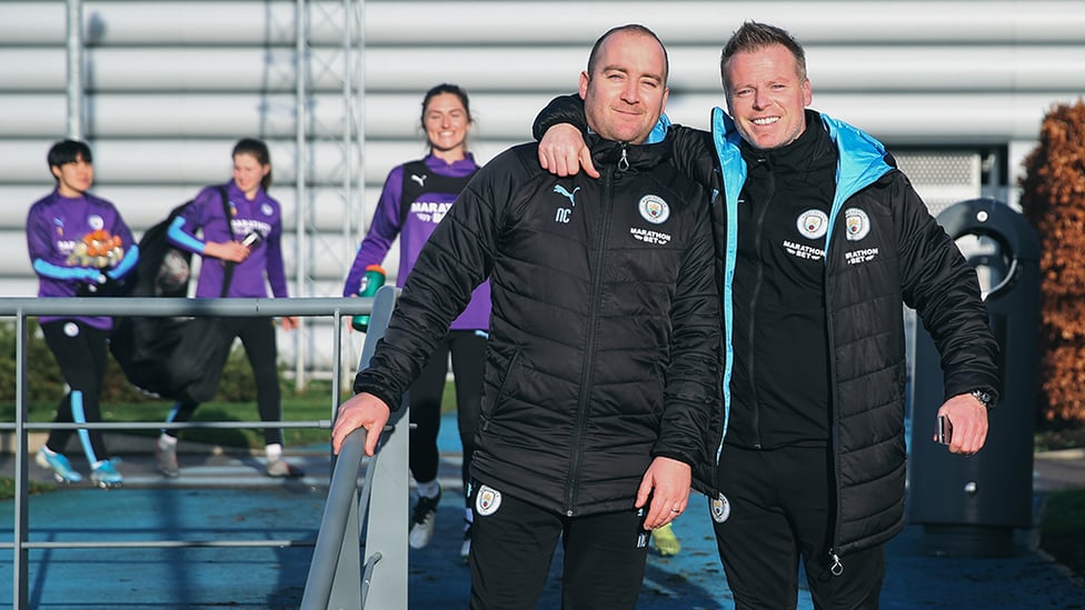 THE GAFFER : Nick Cushing looks ready and raring to go ahead of City's return to WSL action!