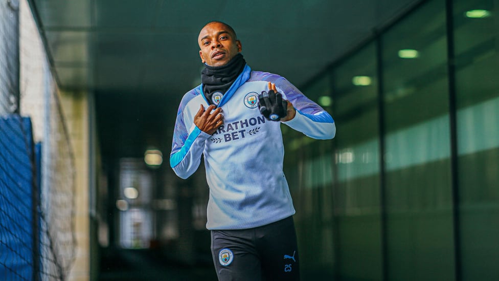 BRILLIANT BRAZILIAN: Fernandinho's got that Friday feeling!