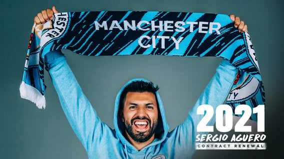 TRUE BLUE: Sergio Aguero