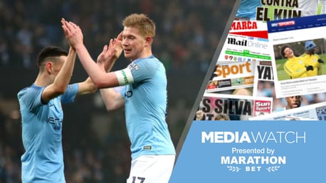 STARS ON SUNDAY: The national media were full of praise for the performances of Phil Foden and Kevin De Bruyne against Rotherham