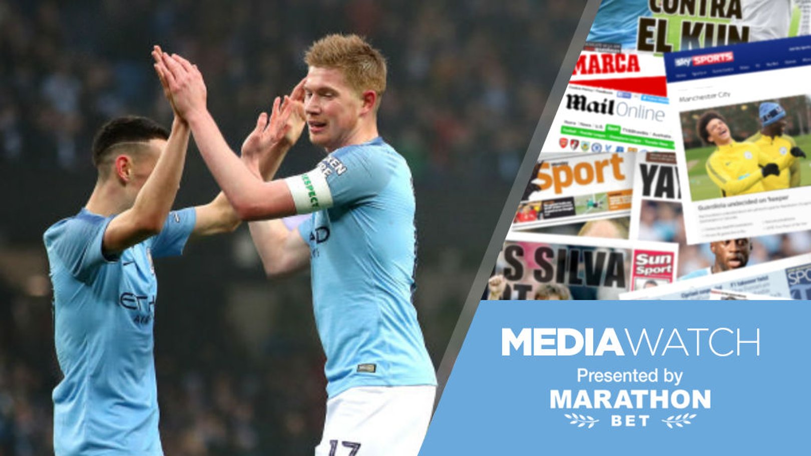 Media Watch: Press purr over De Bruyne and Foden