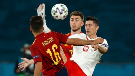Frustration for City trio as Spain are held by Poland