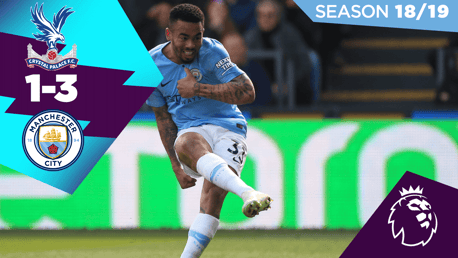 Crystal Palace 1-3 City: Full match replay 2018/19