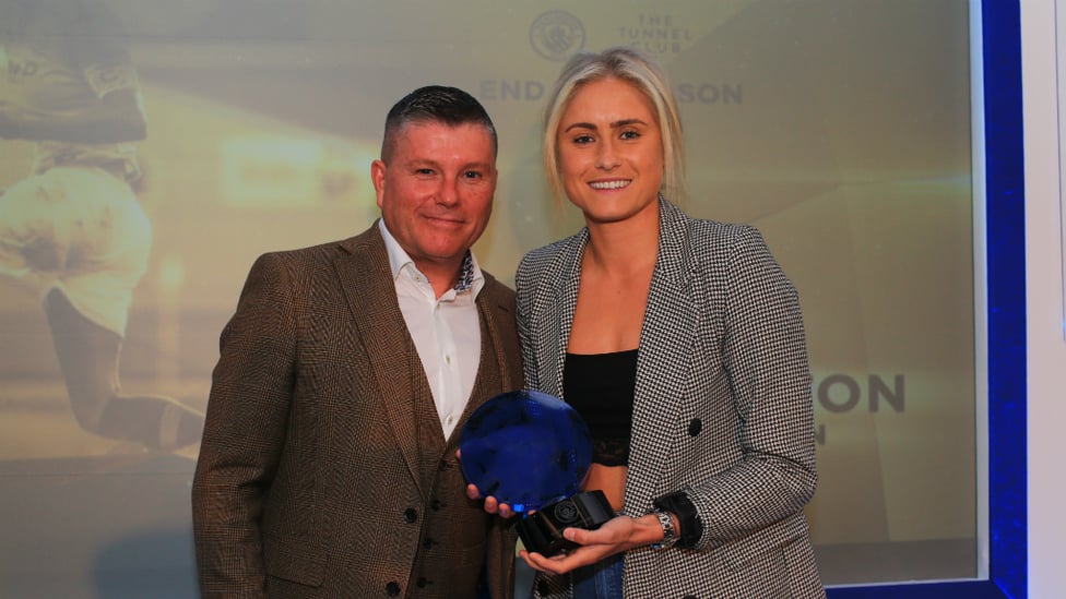 STAR SKIPPER : Steph Houghton was voted by the fans as the Club's Player of the Season