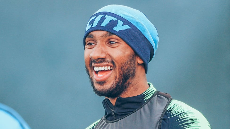 CITY SLICKERS : Fabian Delph sums up the happy collective mood among the squad