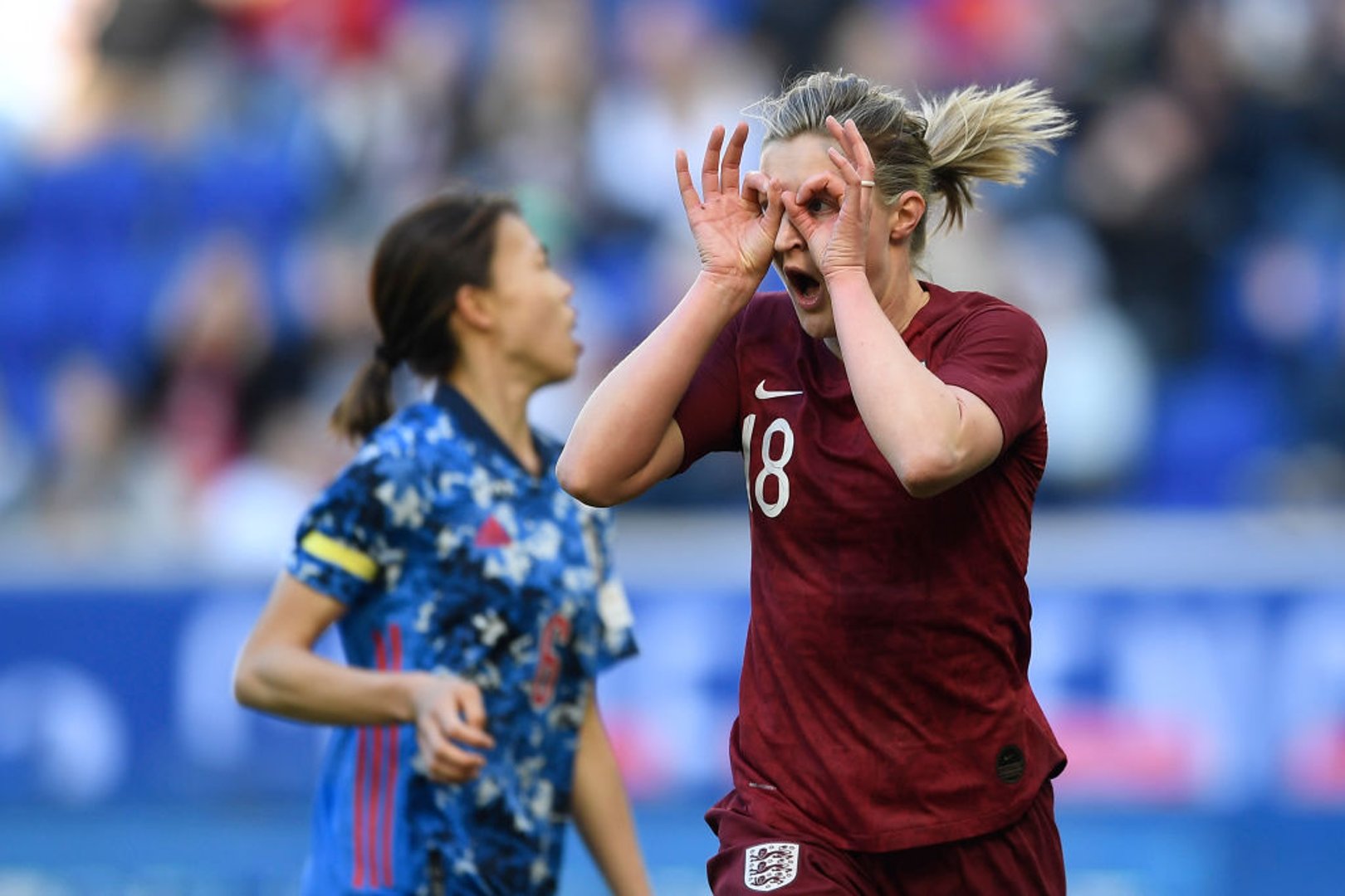 White on target as England beat Japan