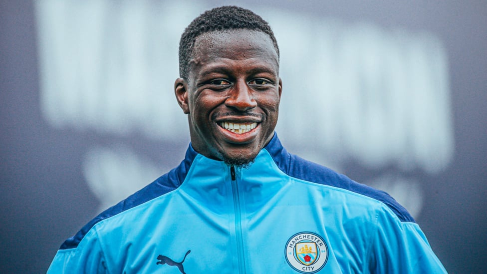 UPBEAT : Positive vibes from Benjamin Mendy.