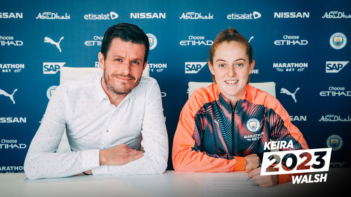 KEIRA TO STAY: Keira Walsh has signed a new deal
