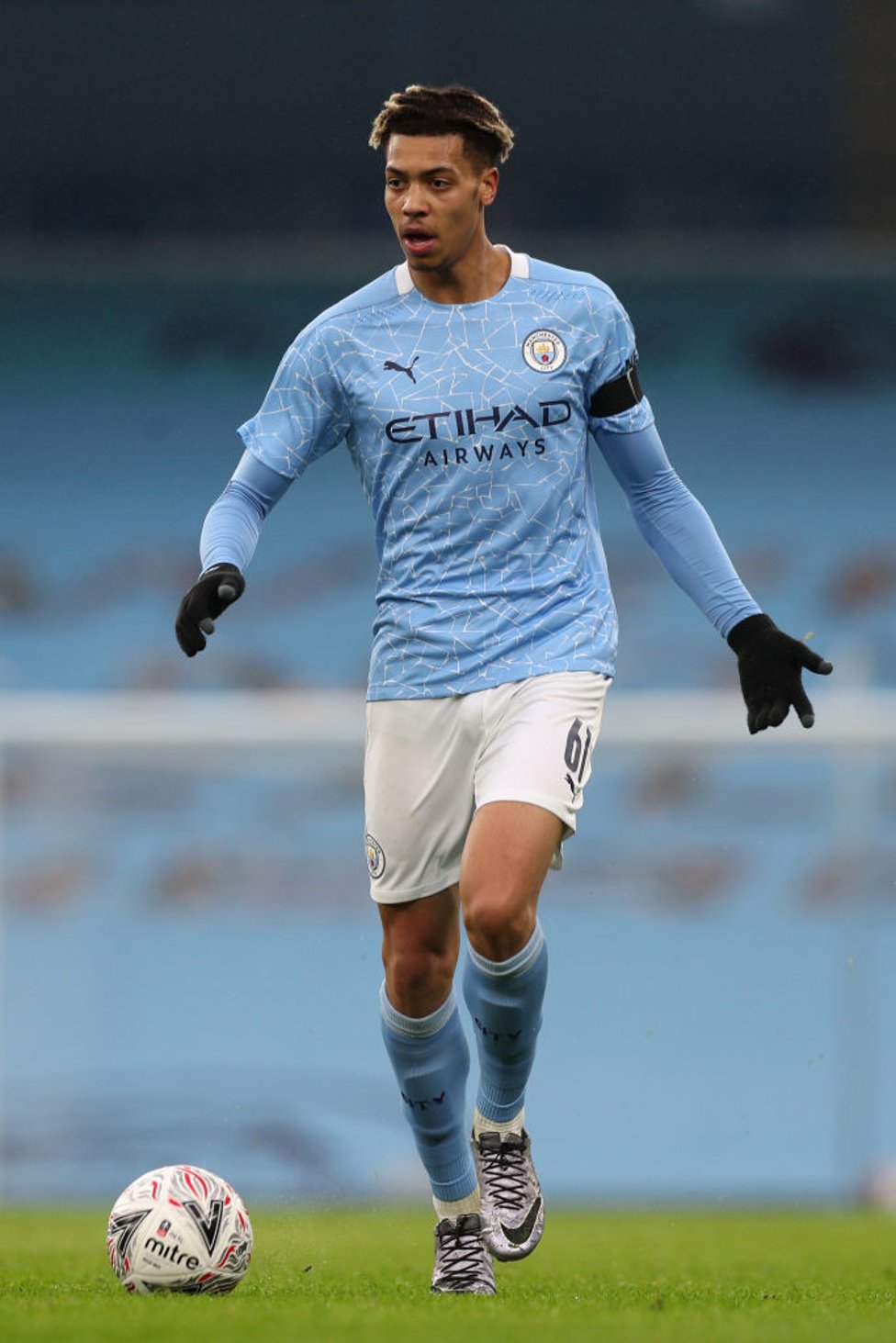 YOUNG GUN : Felix Nmecha was one of three Academy graduates introduced as City comfortably saw out the game in the second half.