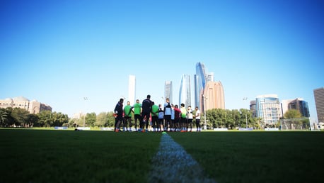 SKYLINE: The backdrop in Abu Dhabi is something special 