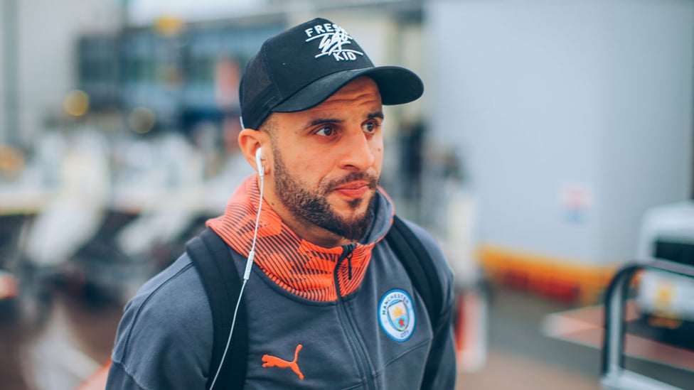 SPECIAL K : Kyle Walker gets his game face on!