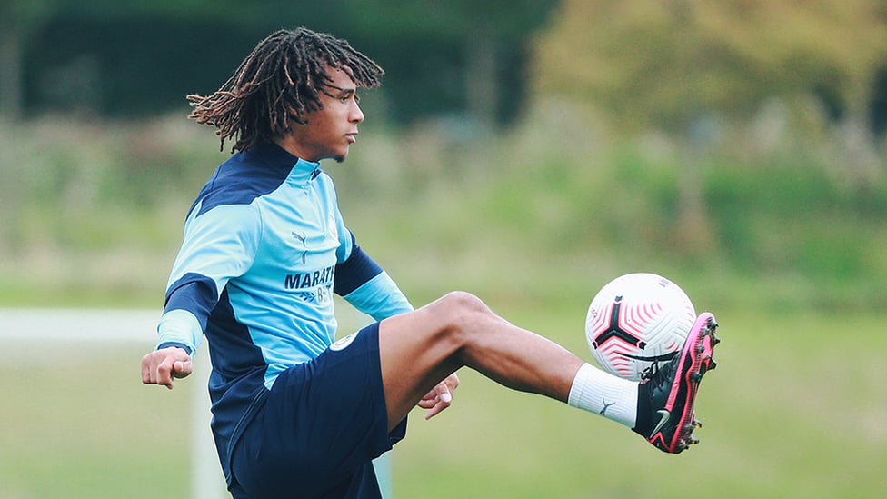 Nathan Ake looking good in sky blue