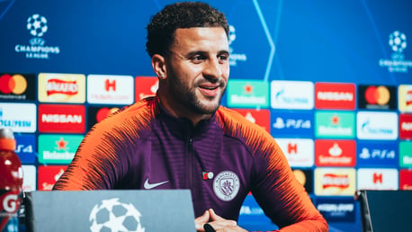 PRESS CONFERENCE: Kyle Walker addresses the media ahead of the game