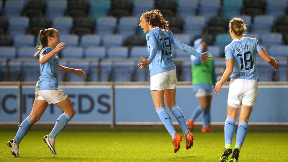 ROCK THE CAZBAH: Caroline Weir steals all three points in the 94th minute to beat Arsenal 2-1 in December