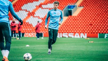 STONES: John Stones back in action.