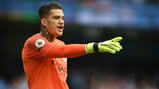STEADY EDDIE: Ederson has spoken of his delight at setting up his first City goal