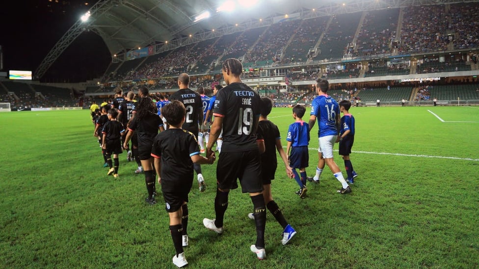 ARENA : The Hong Kong stadium played host to the teams