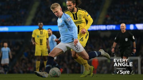 EVERY ANGLE: Zinchenko v Burton Albion.