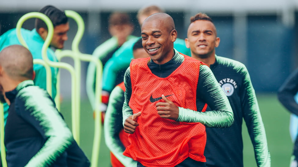 BUOYANT BRAZILIAN : A high-spirited Fernandinho