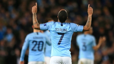 RAZ-MA-TAZ: Raheem Sterling has been directly involved in nine goals (six goals and three assists) in his last four starts at the Etihad in all competitions!