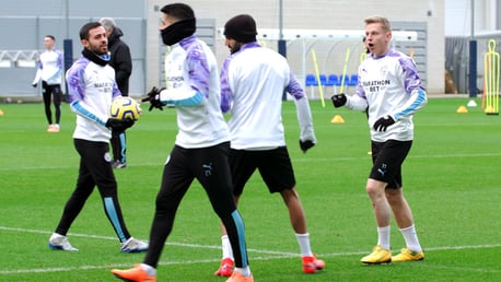 Training: Final tune-up for Tottenham