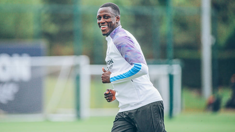 This is smiles better. The irrepressible Benjamin Mendy