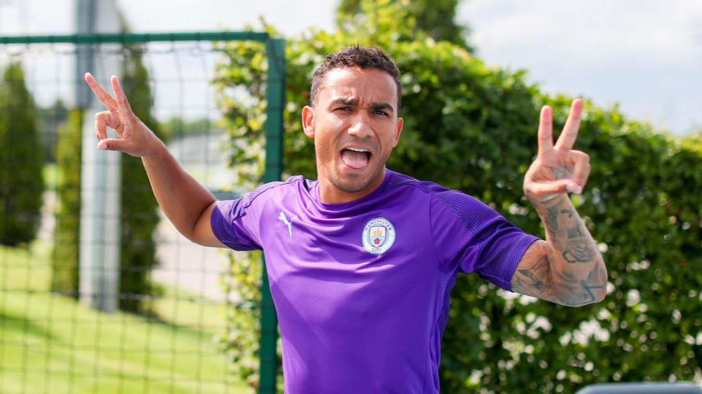 THANK YOU: Danilo has left Manchester City after two seasons.