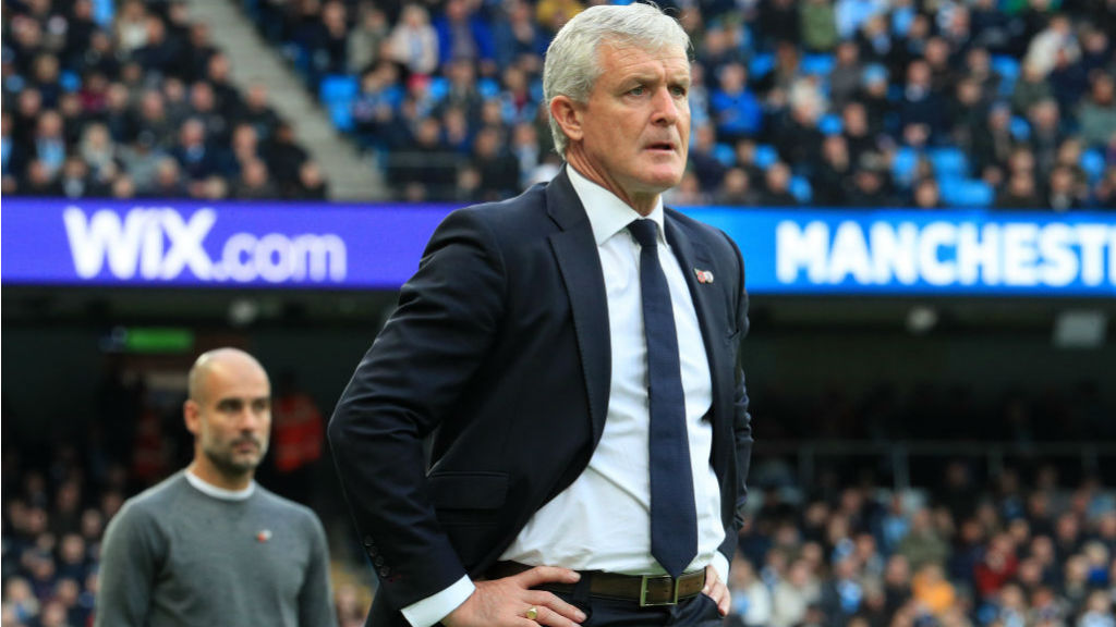 LEADING MAN : After starring on the field with United, Mark Hughes was later to become City manager