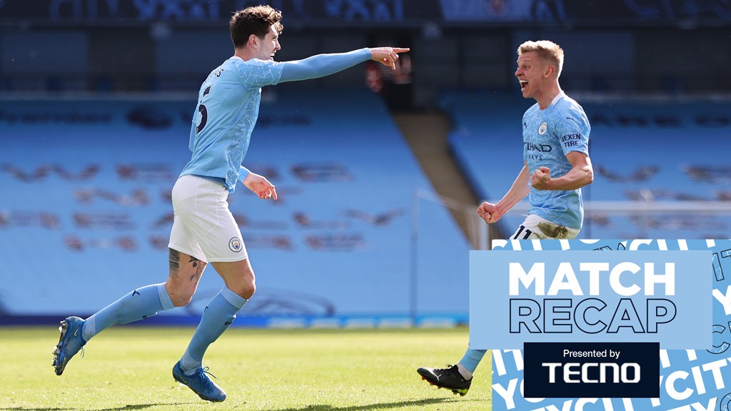 Match Recap: City 2-1 West Ham