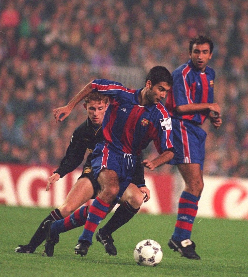 FOUR IN A ROW : Pep helps Barcelona to four La Liga titles on the bounce and a Champions League final in 1994
