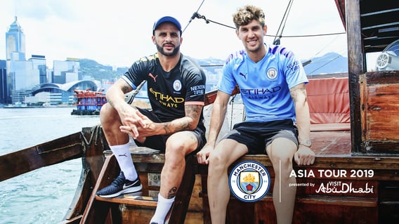 BLUES BROTHERS: Looking sharp in the new PUMA 2019/20 home and away shirts!