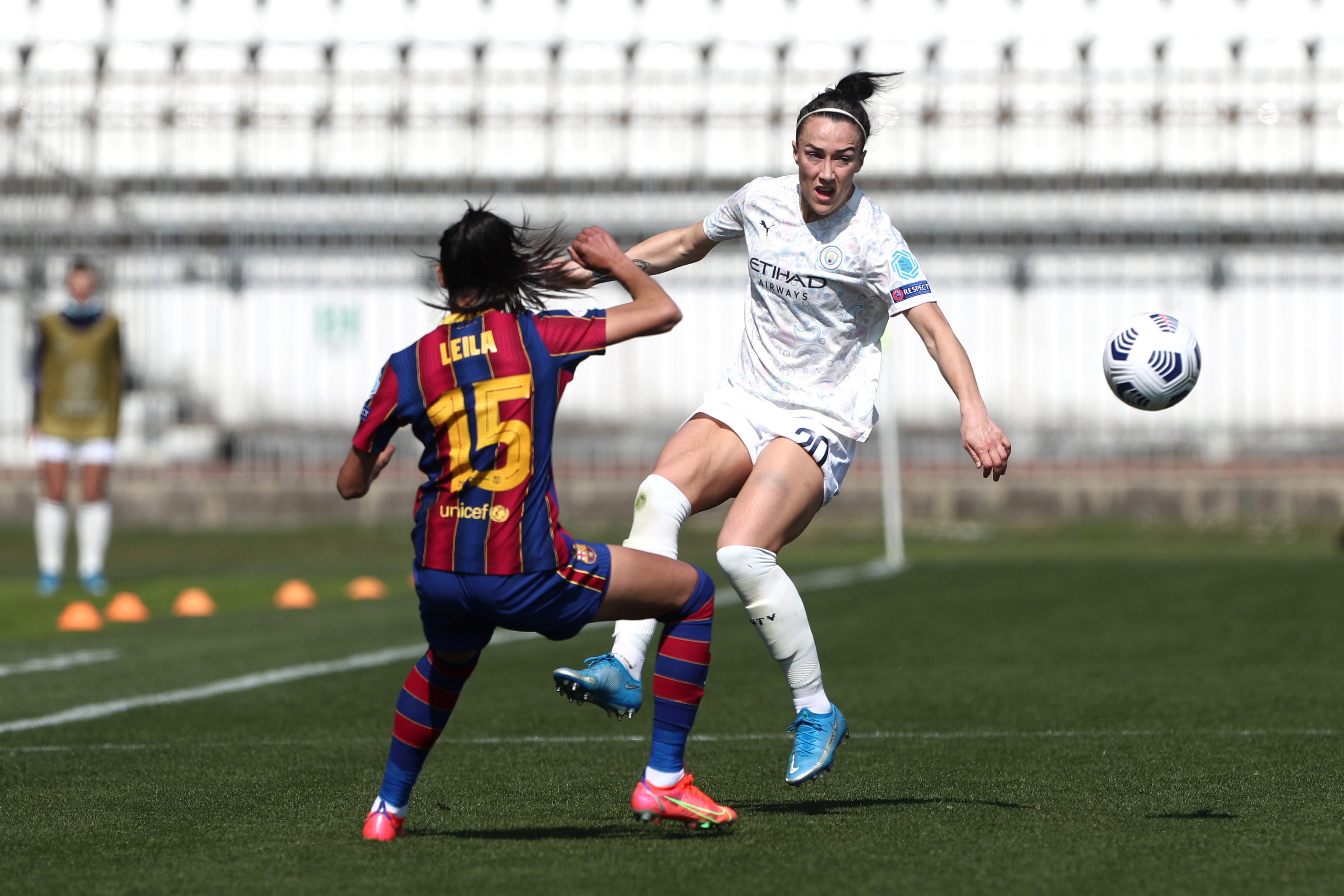 DRIVING ON: Lucy Bronze steps up the intensity