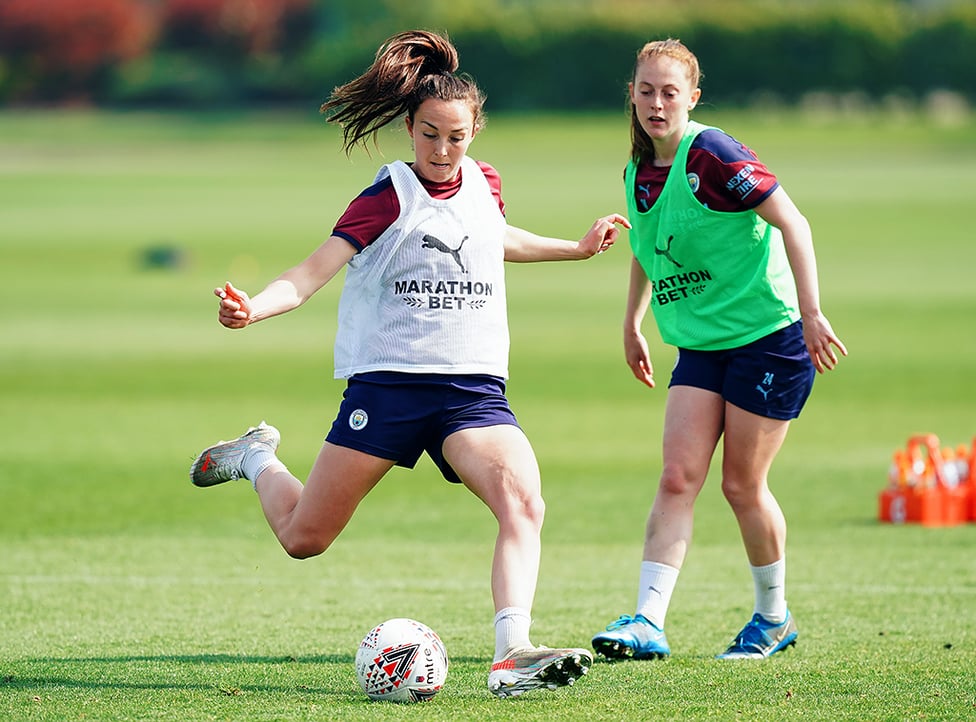 WEIR READY : Caroline Weir will be eyeing her tenth goal of an impressive campaign...