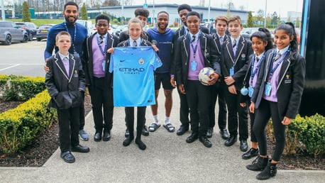 STERLING GESTURE: Raheem Sterling invited students from his old school to Wembley for the FA Cup semi-final