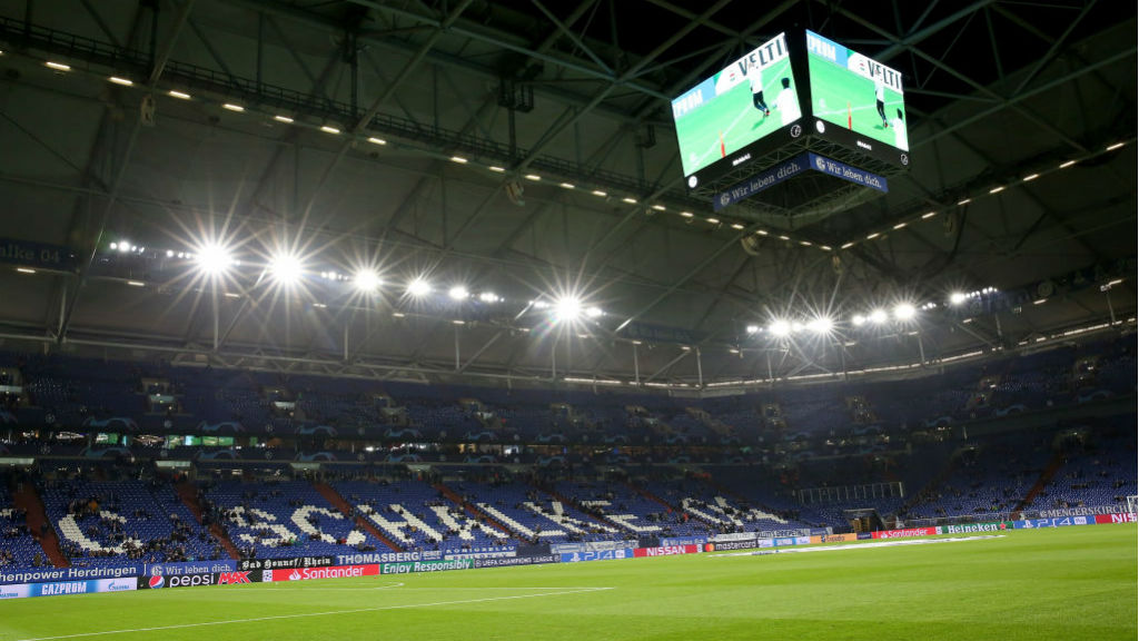 EURO DATE: The Veltins Arena will play host to City's Champions League last 16 first leg tie next month